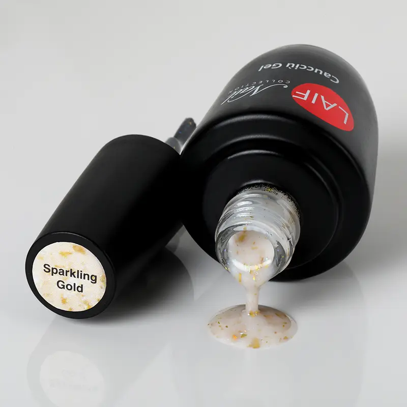 Laif Nail Gel Caucciù Sparkling Gold 15ml