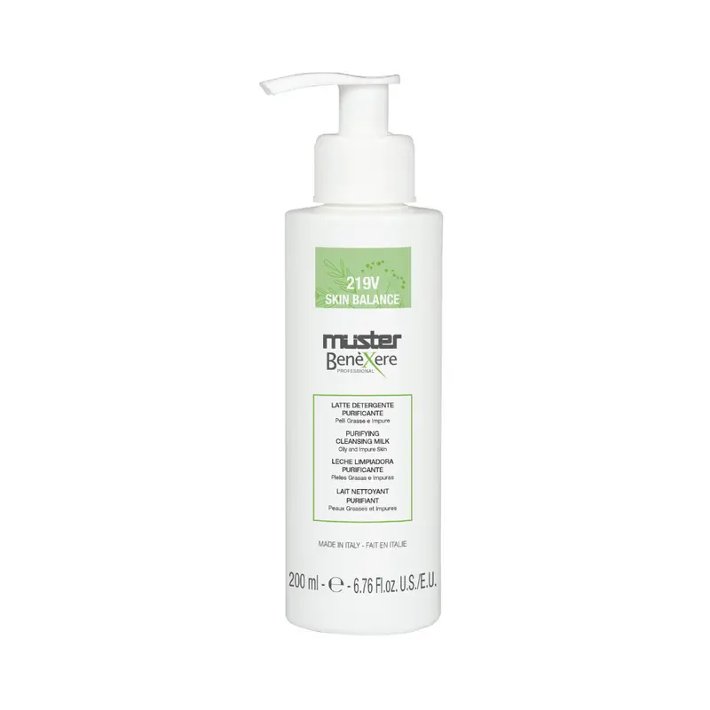 Muster New Benexere Latte detergente purificante pelli grasse e impure 219V