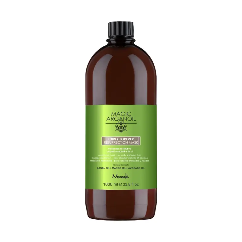Nook Magic Arganoil Curly Forever Maschera restitutiva 1000 ml - Riservato PRO