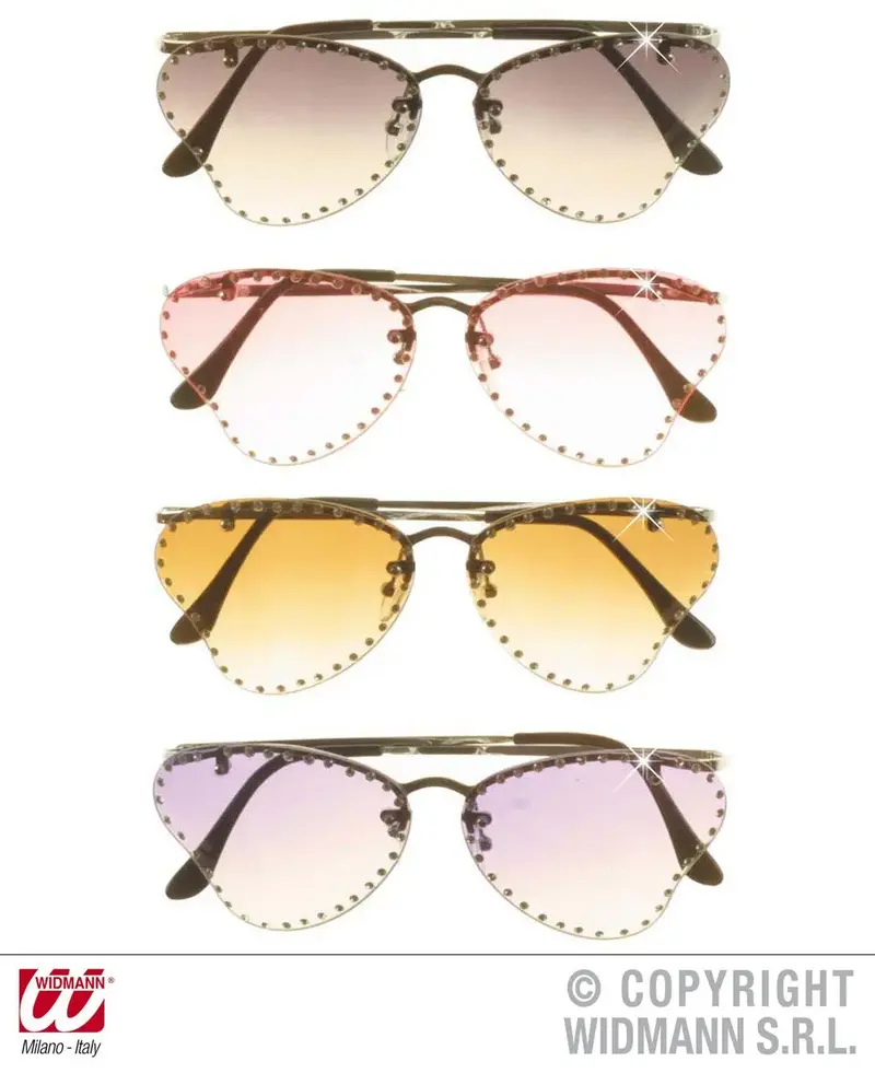 Occhiali FARFALLA con strass