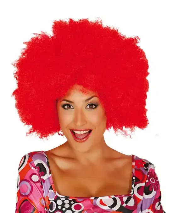 Parrucca AFRO ROSSA EXTRA
