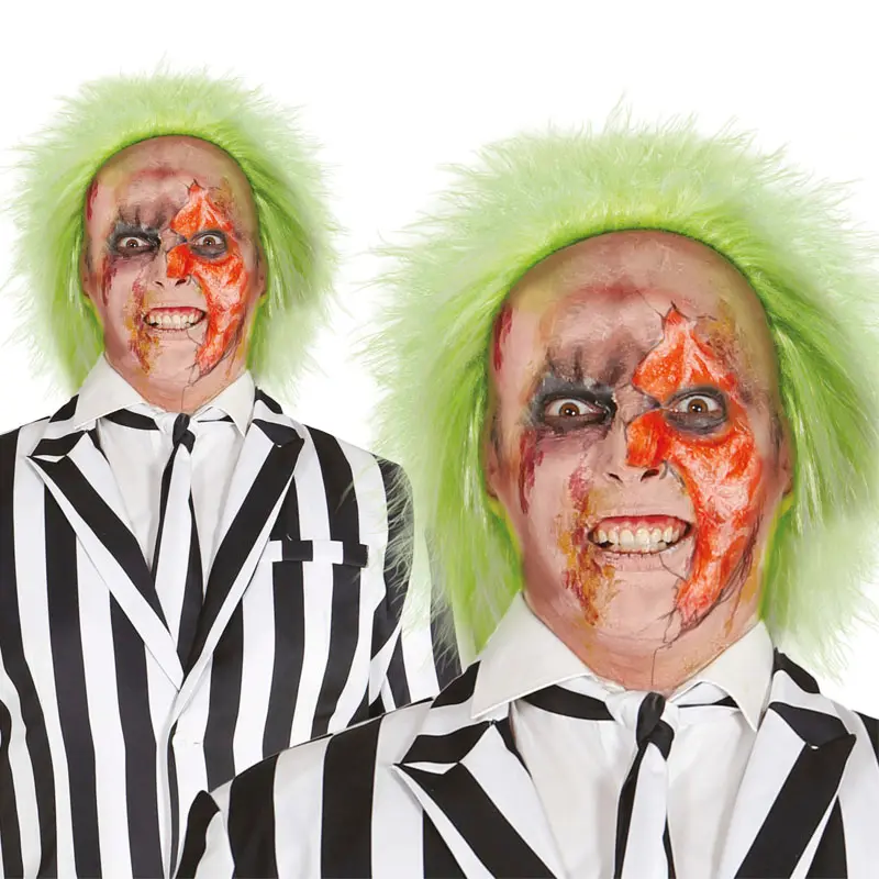 Parrucca Beetlejuice verde
