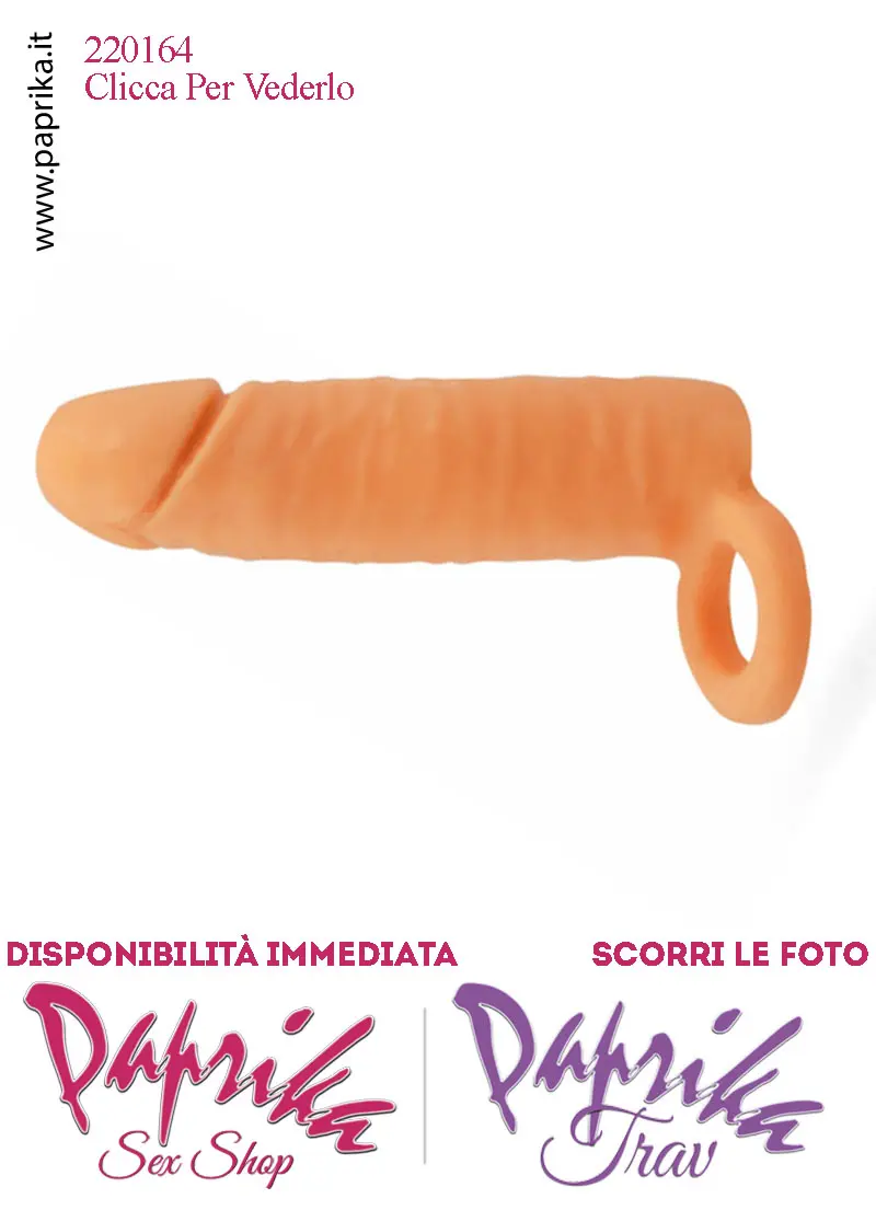 Prolunga Guaina Allunga Pene 5 cm Tpe Anello Testicoli Morbidissima