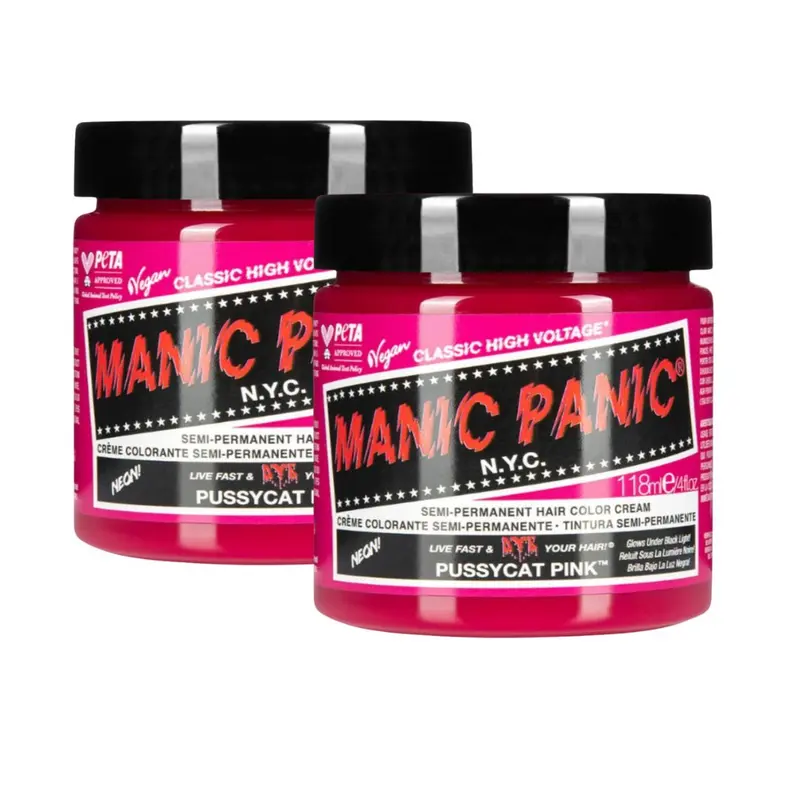 Pussycat Pink – Classic High Voltage 118 ml – Set 2 Vasetti (-10%)