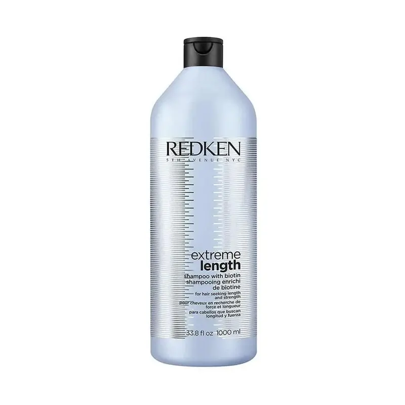 Redken Extreme Length Shampoo 1000ml per capelli forti e lunghi