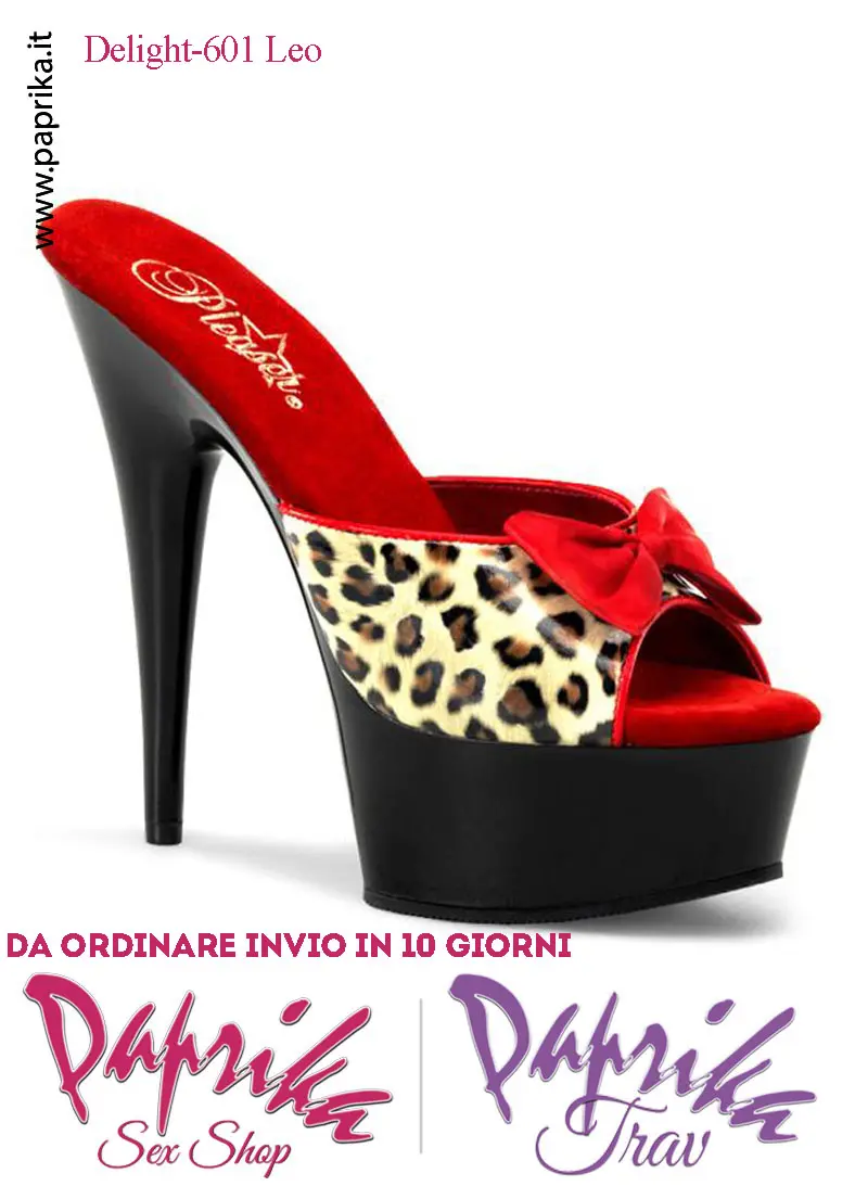 Sandali Sexy Leopardati Tacco Spillo Monoblocco Sottile 15.2 Zeppa 4.5