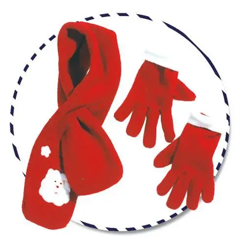 Sciarpa e guanti NATALE bambini