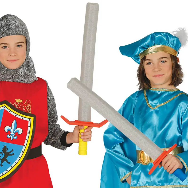Spada medievale in gomma EVA per bambini