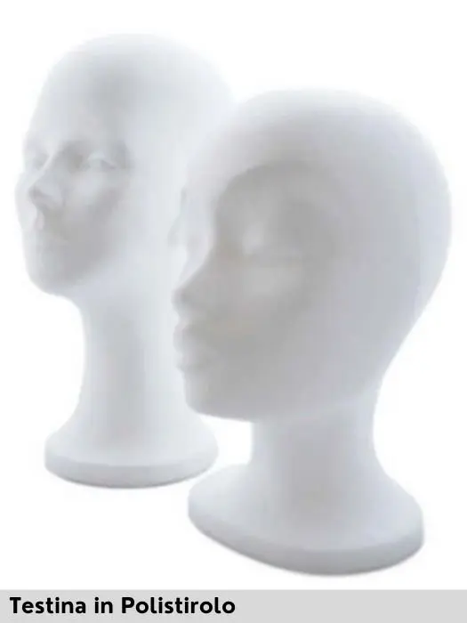 TESTINA IN POLISTIROLO - STYROFOAM STAND