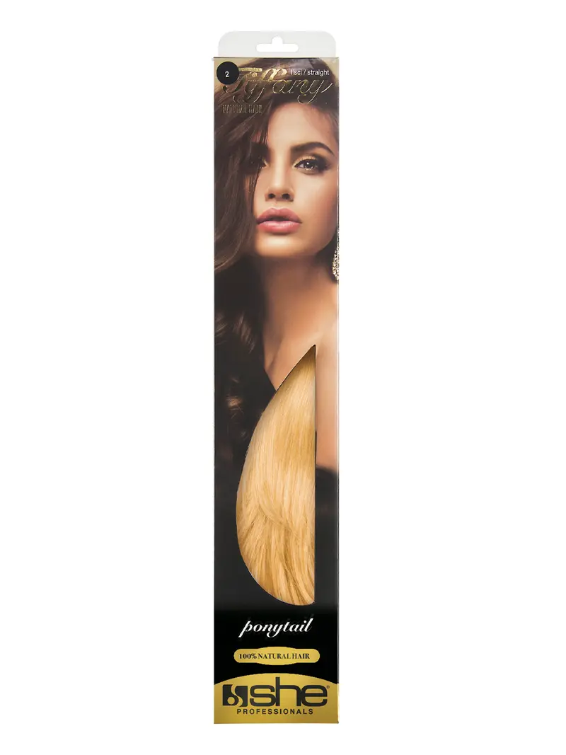 TIFFANY/M Toupet in capelli naturali lisci