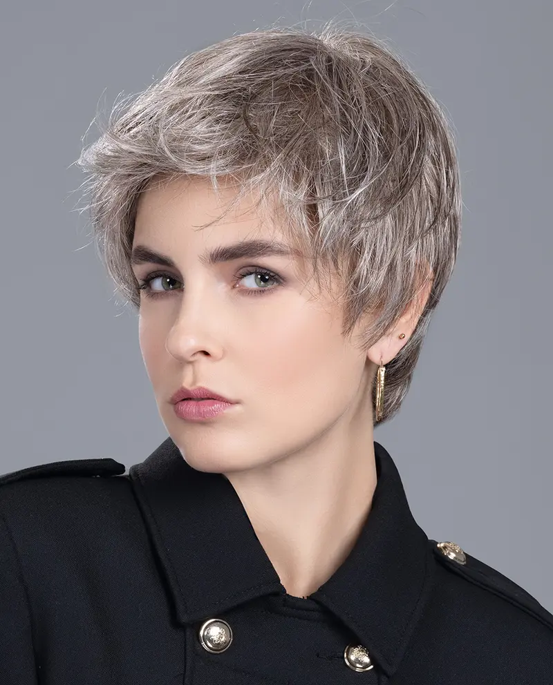 TOPPER CLOSE IN CAPELLI SINTETICI CORTI LISCI
