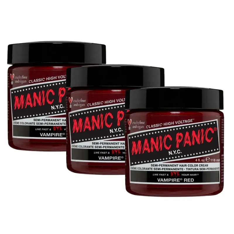 Vampire Red – Classic High Voltage 118 ml – Set 3 Vasetti (-15%)