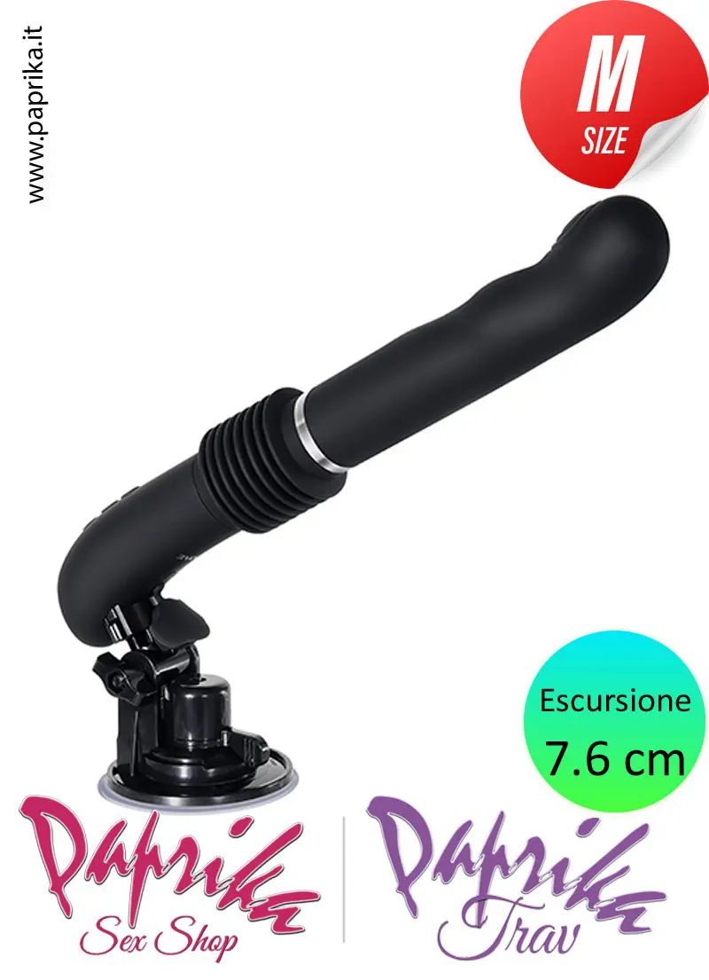 Vibratore & Su e Giù 7.6 cm Telecomando Fucking Machine Portatile