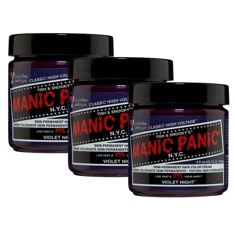 Violet Night – Classic High Voltage 118 ml – Set 3 Vasetti (-15%)